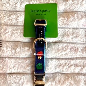 Adorable Kate Spade S/M designer dog collar NWT